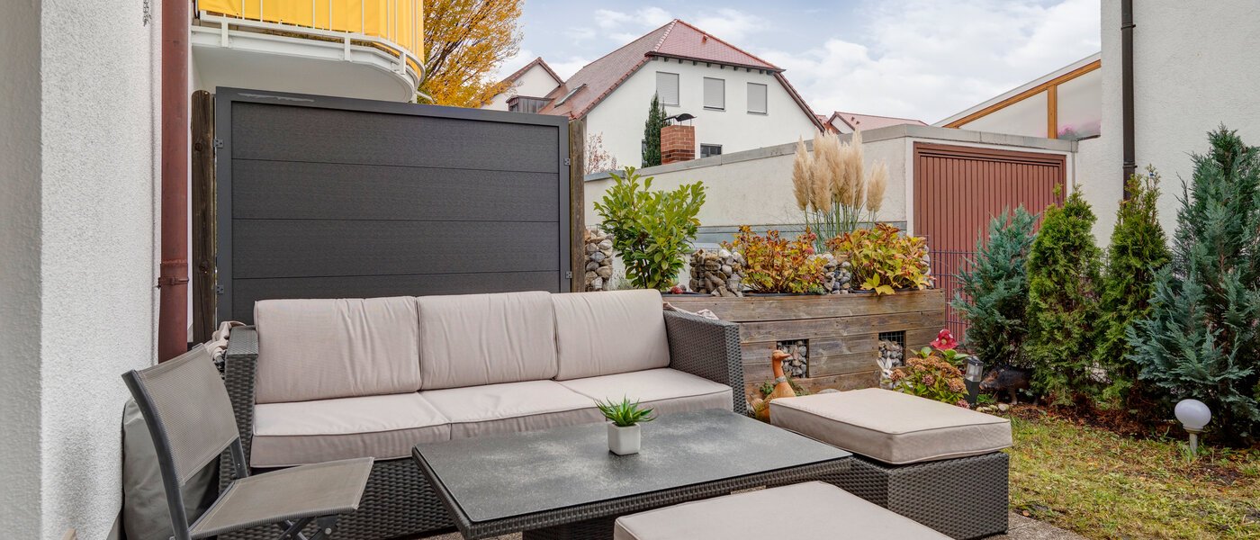 公寓 München Feldmoching 01 露台 11949