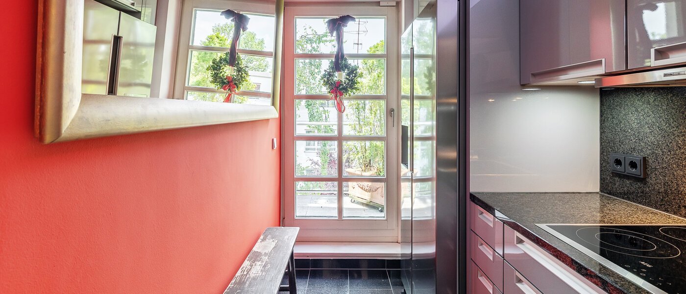 公寓 München Herzogpark 01 厨房 12265