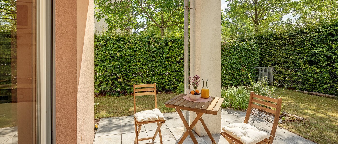 带花园公寓 München Messestadt Riem 01 露台 12287