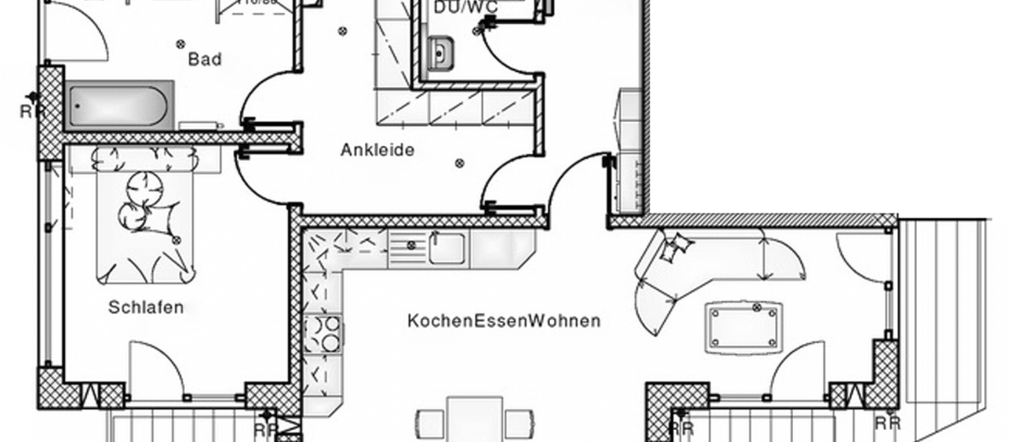 公寓 München Pasing 01 平面图 12344