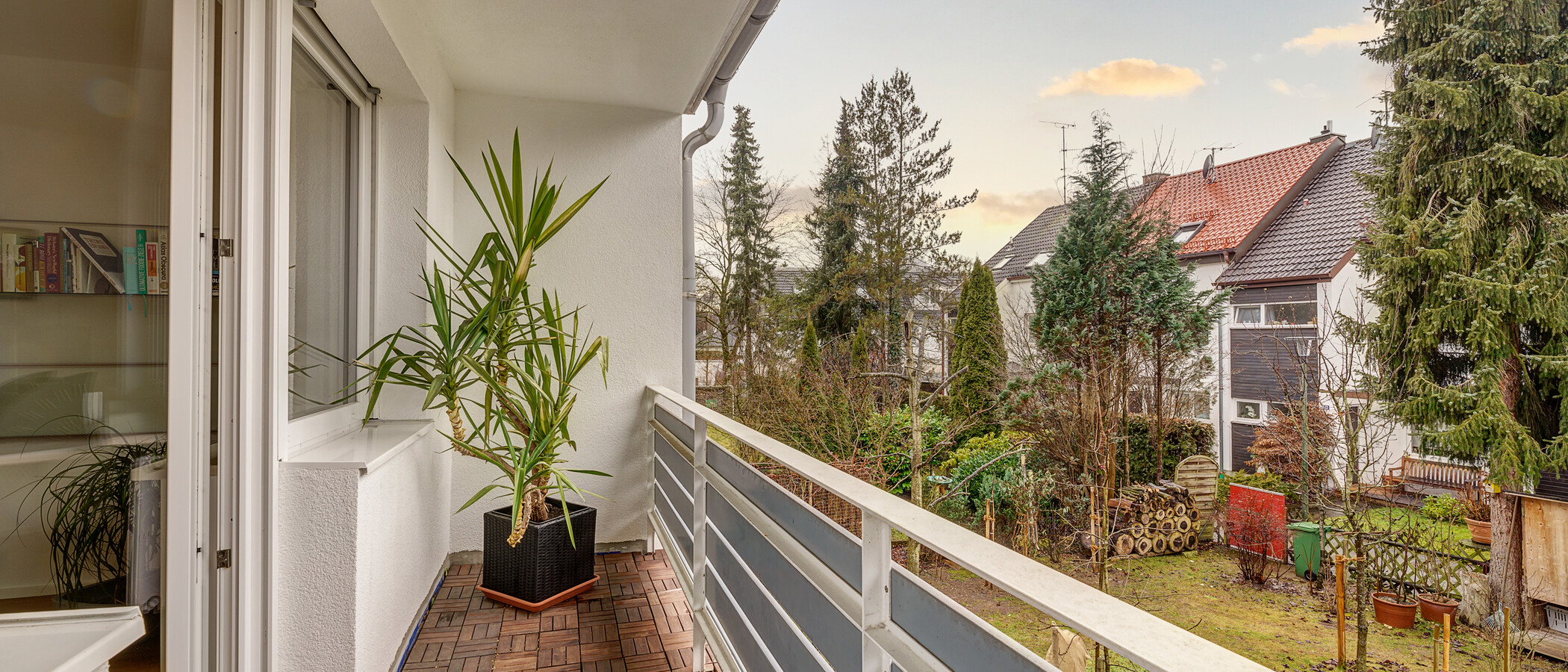 联排中间别墅 Baldham Vaterstetten 01 阳台 12473
