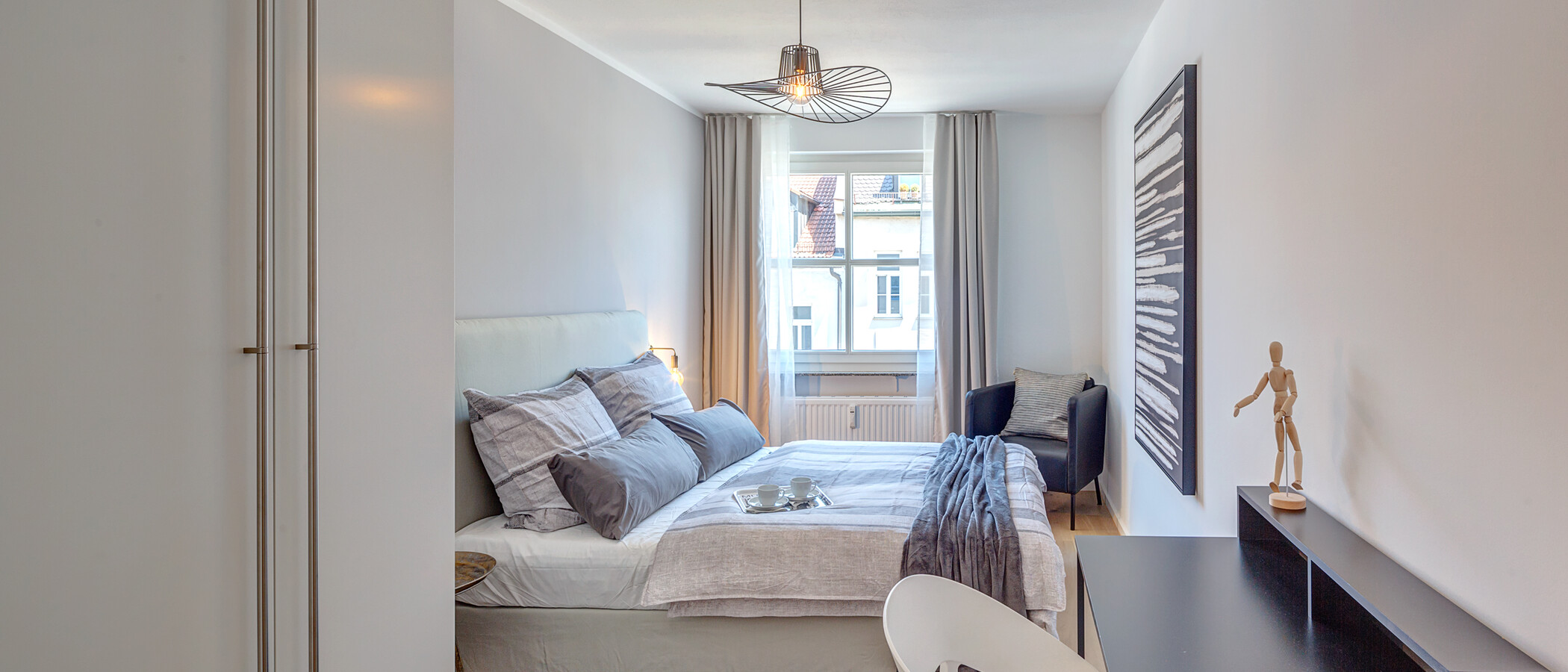 公寓 München Schwabing 01 第二卧室 12475