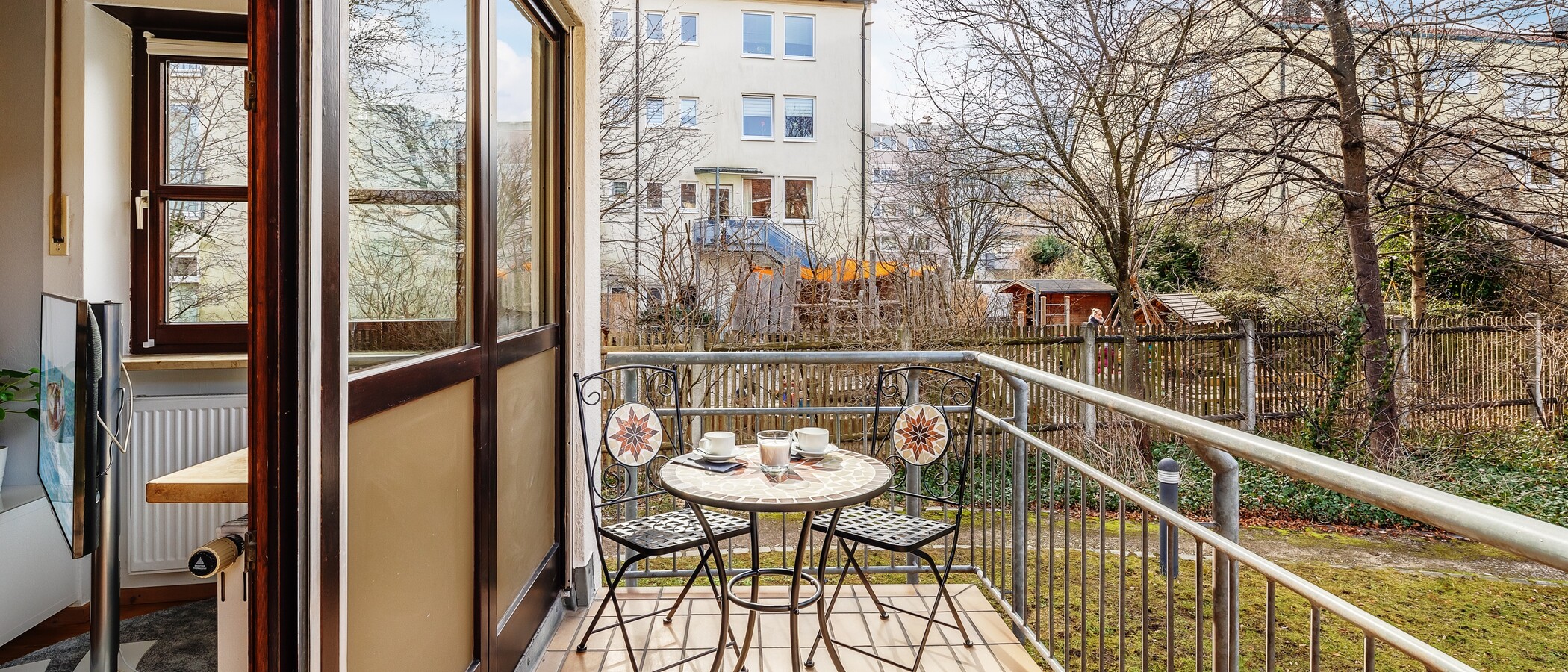 复式公寓 München Milbertshofen 01 阳台 12485