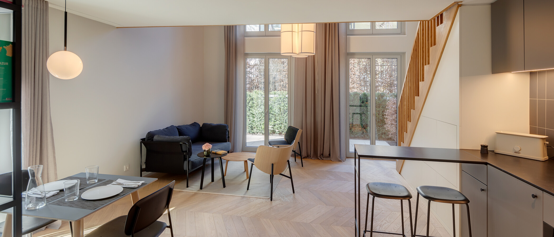 越层公寓 München Herzogpark 01 生活区 12522
