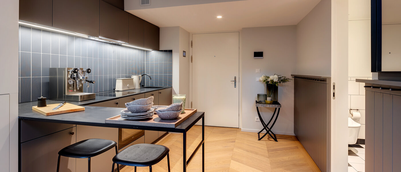越层公寓 München Herzogpark 04 厨房 12615