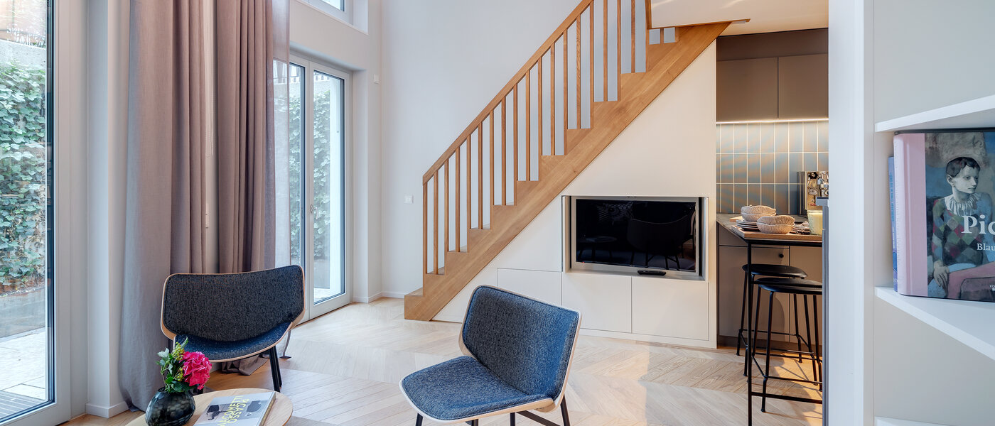 越层公寓 München Herzogpark 02 生活区 12615