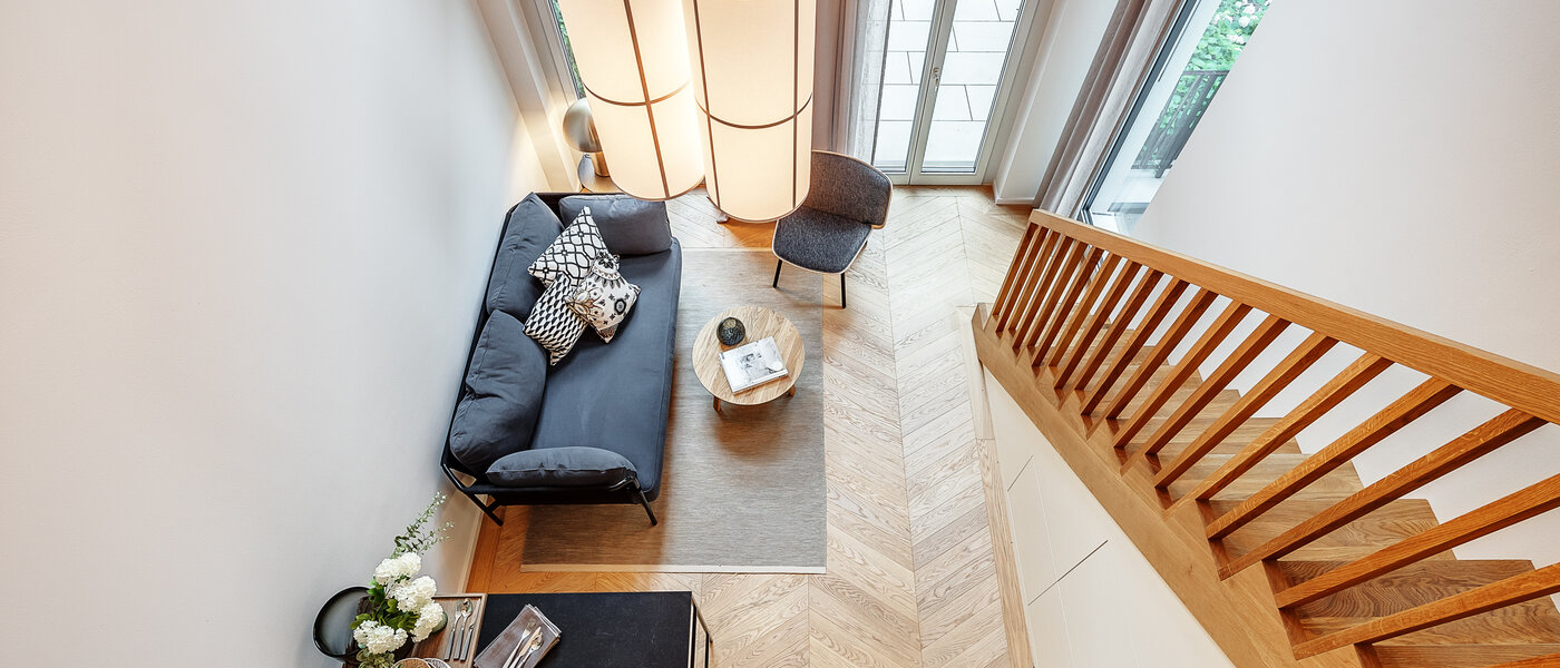 越层公寓 München Herzogpark 01 生活区 12618