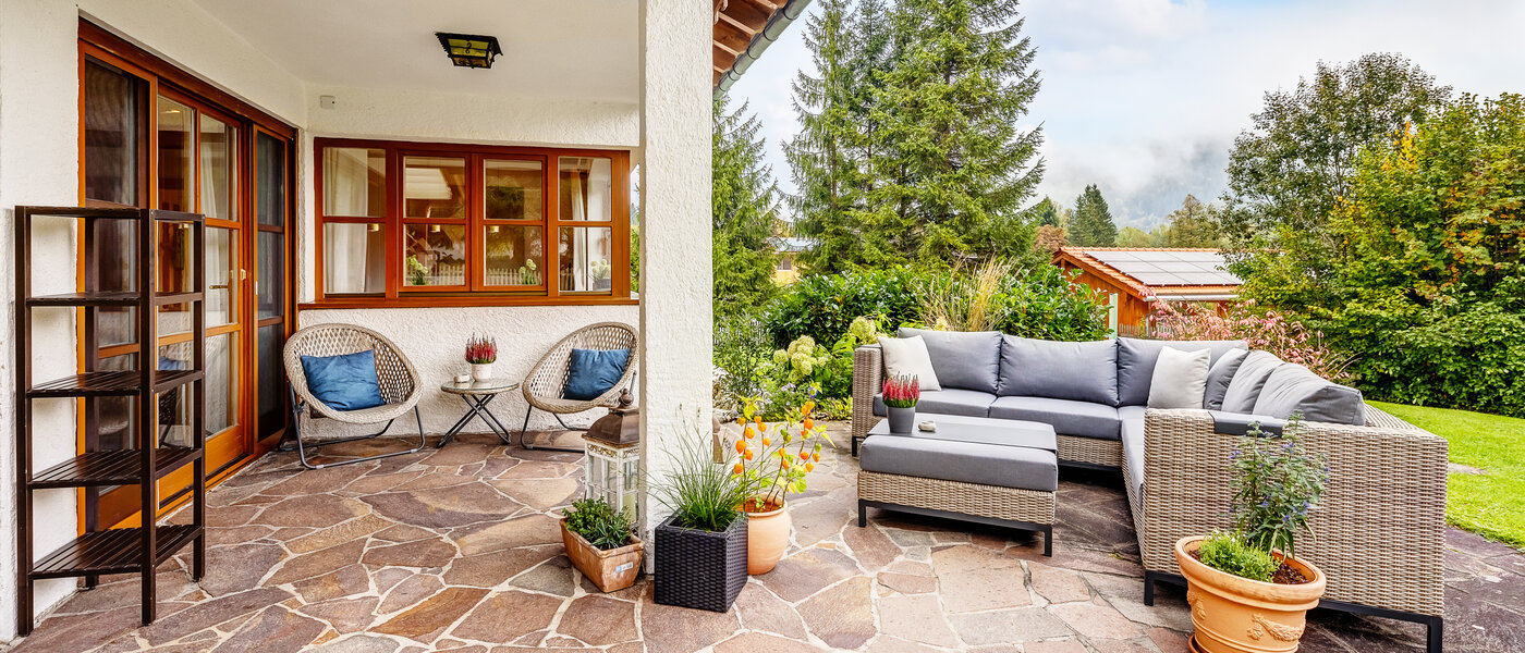 带花园公寓 Schliersee Neuhaus 02 露台 12758