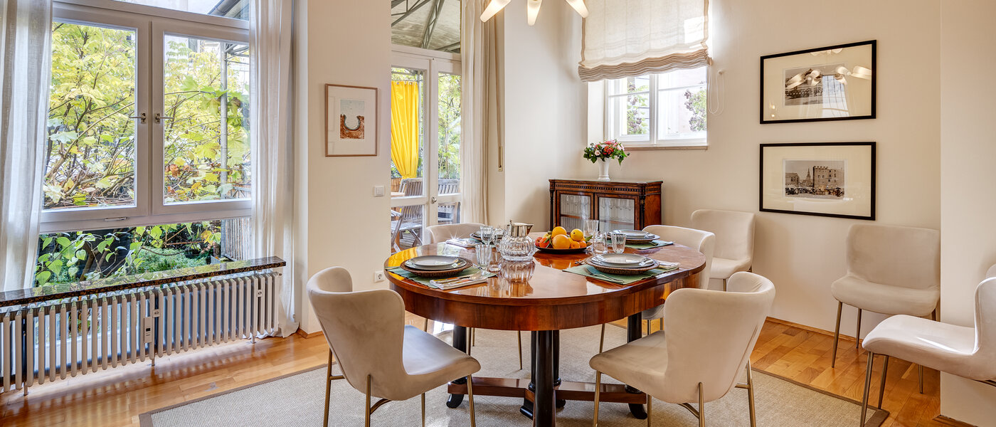 公寓 München Herzogpark 02 餐厅 13017