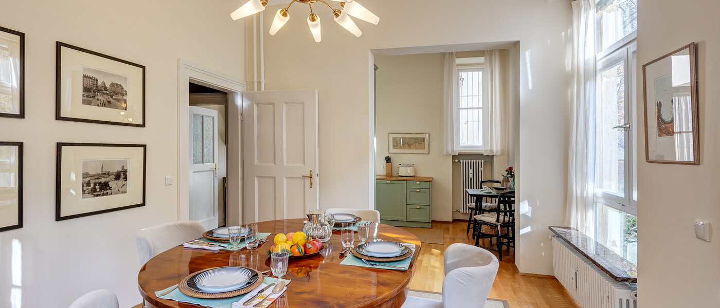 公寓 München Herzogpark 03 餐厅 13017