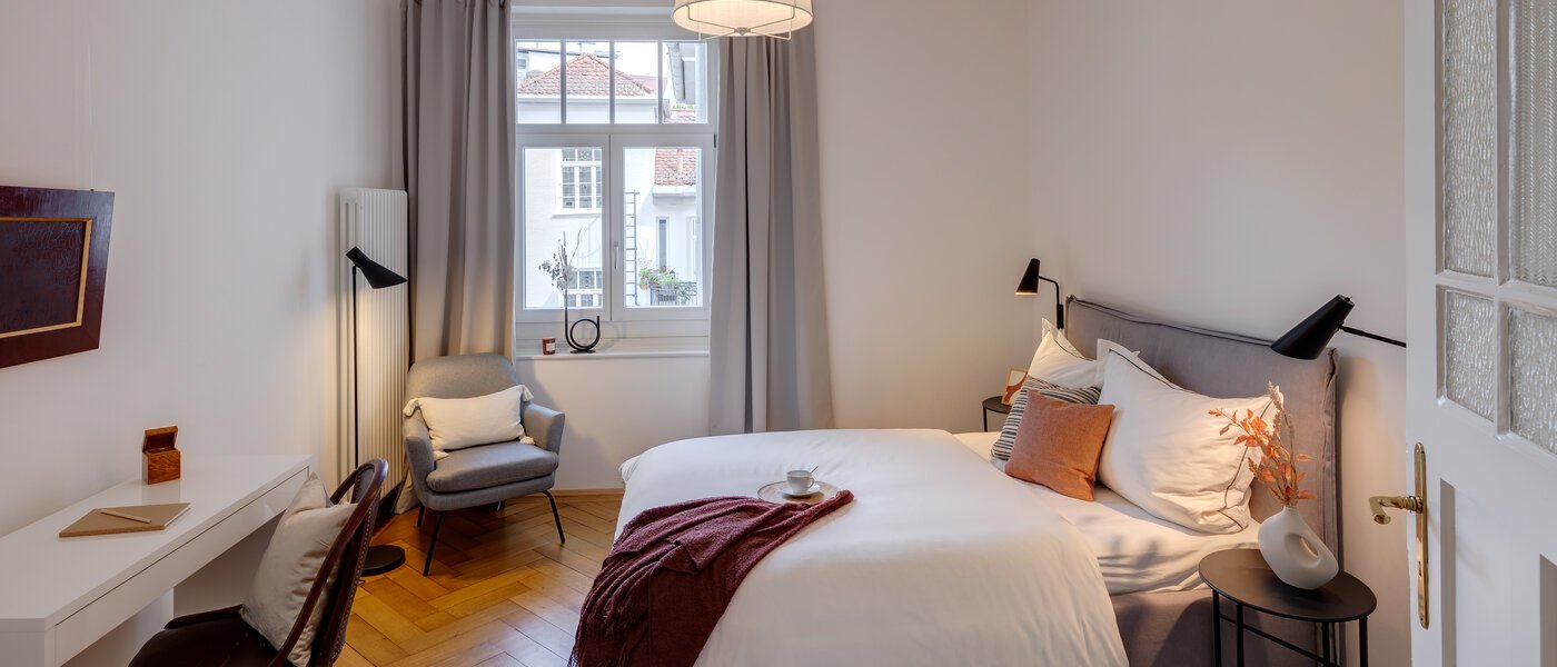 公寓 München Lehel 01 第二卧室 13035