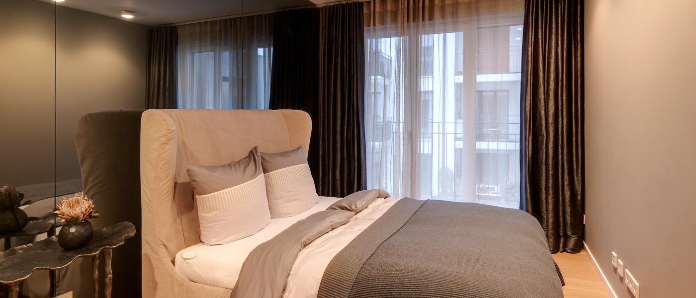 公寓 München Maxvorstadt - Westen 01 卧室 13240