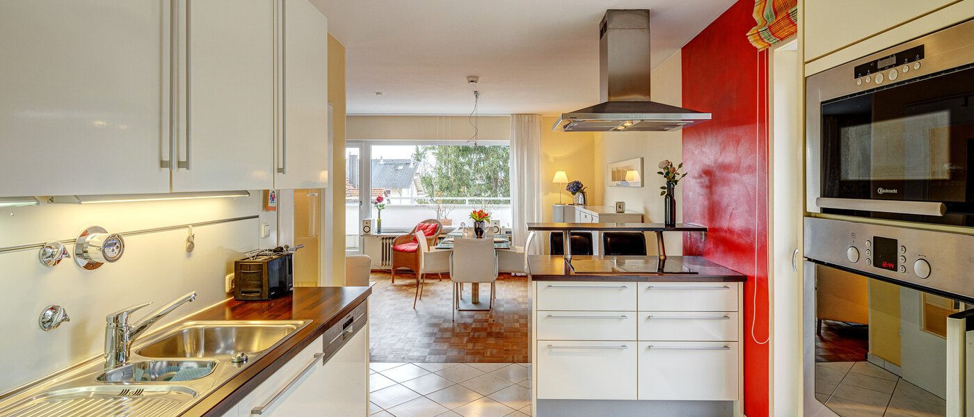 屋顶露台公寓 München Moosach 01 厨房 13292