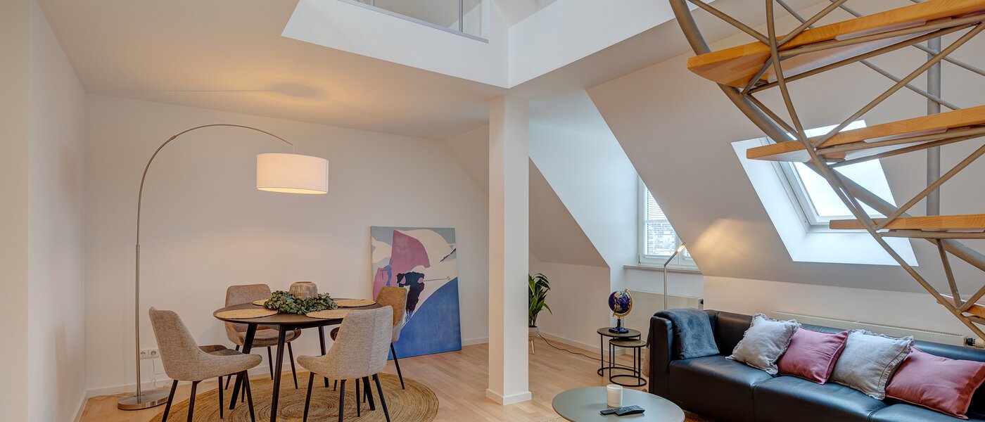 越层公寓 München Maxvorstadt 01 生活区 13317