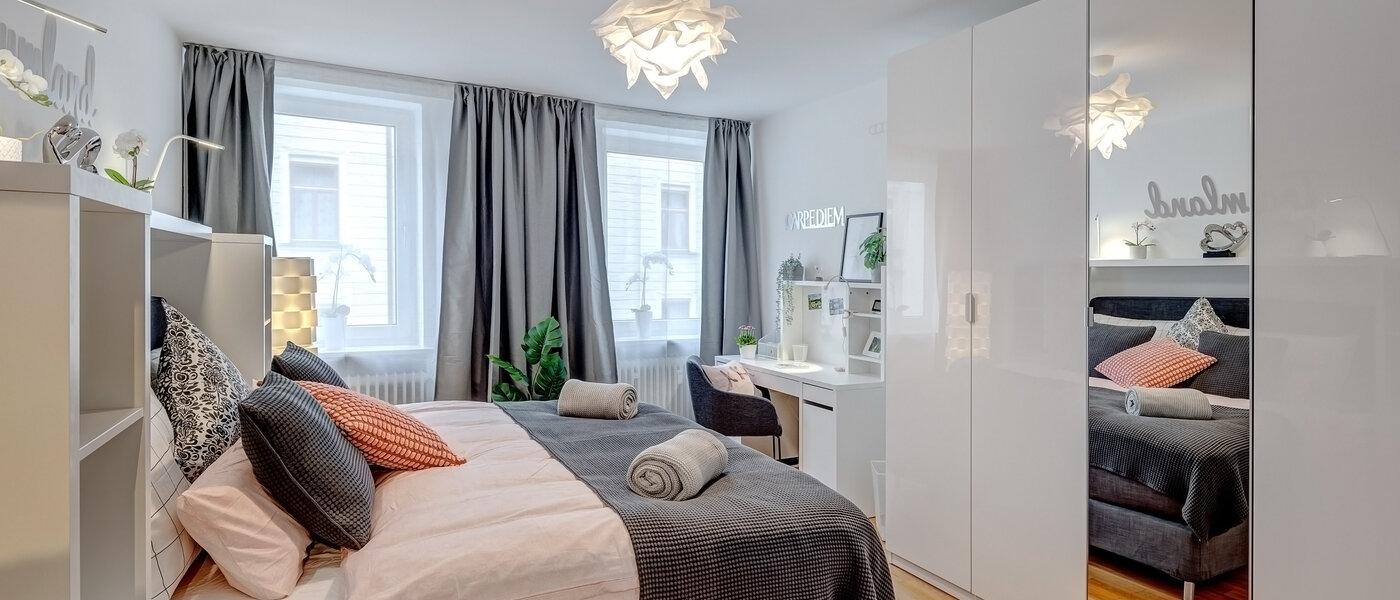 公寓 München Lehel 02 卧室 13416