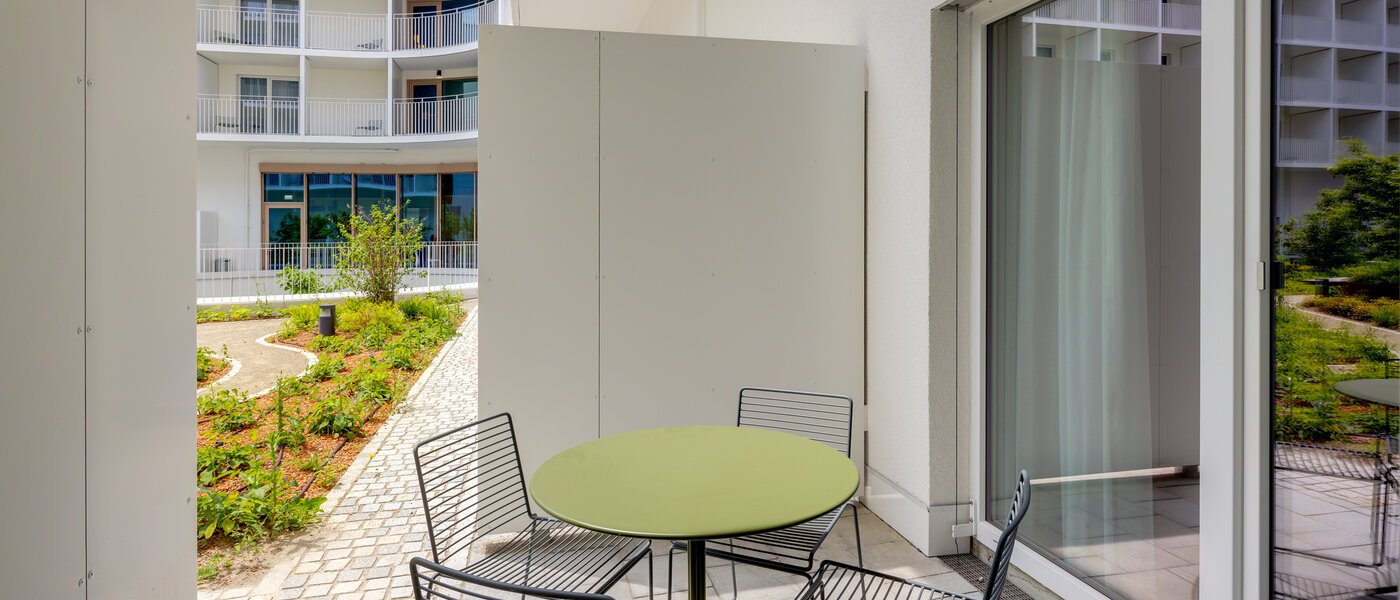 复式公寓 München Neuperlach 01 露台 13536