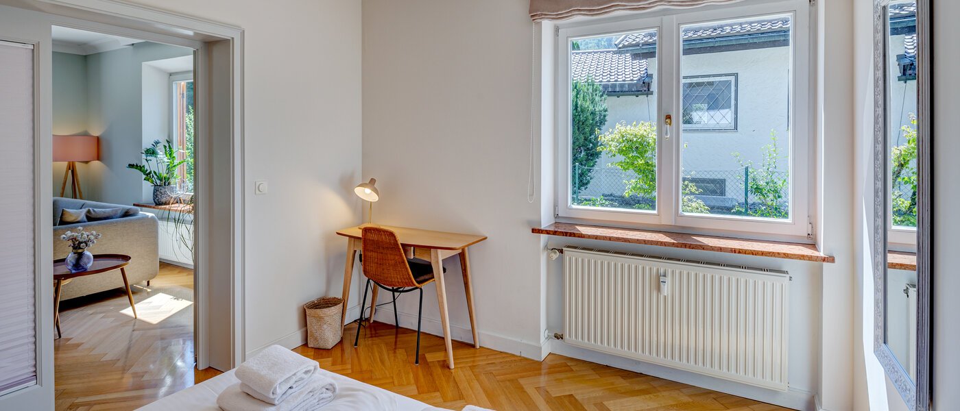 带花园公寓 Schliersee 03 第二卧室 13576