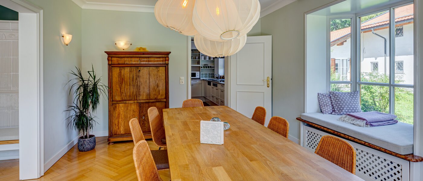 带花园公寓 Schliersee 04 餐厅 13576