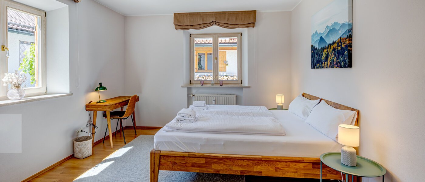 带花园公寓 Schliersee 01 第一卧室 13576