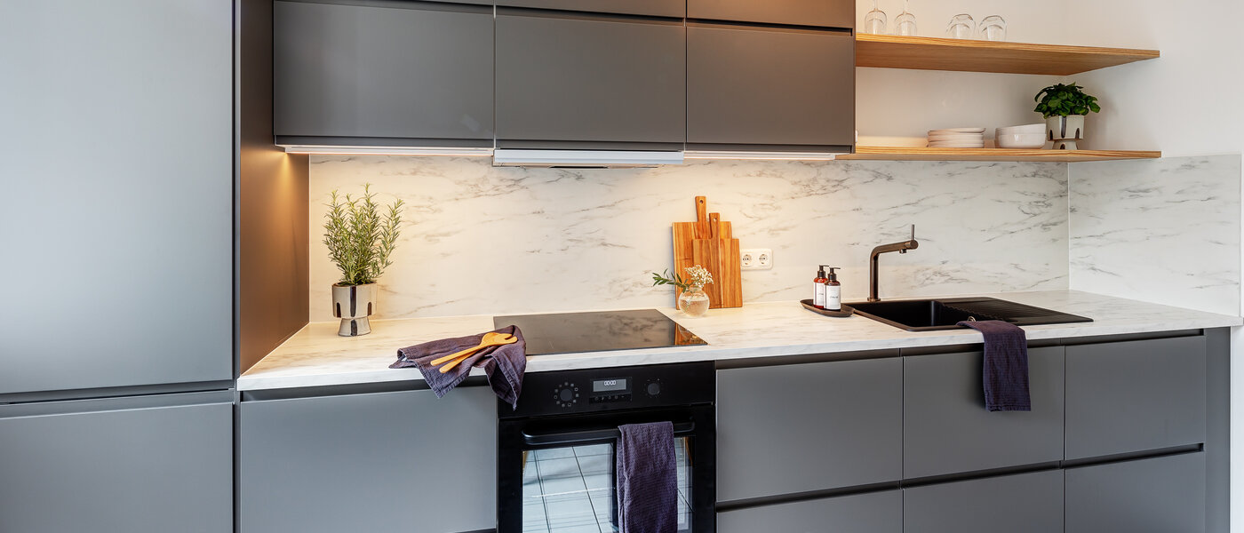 公寓 München Lehel 02 厨房 13583