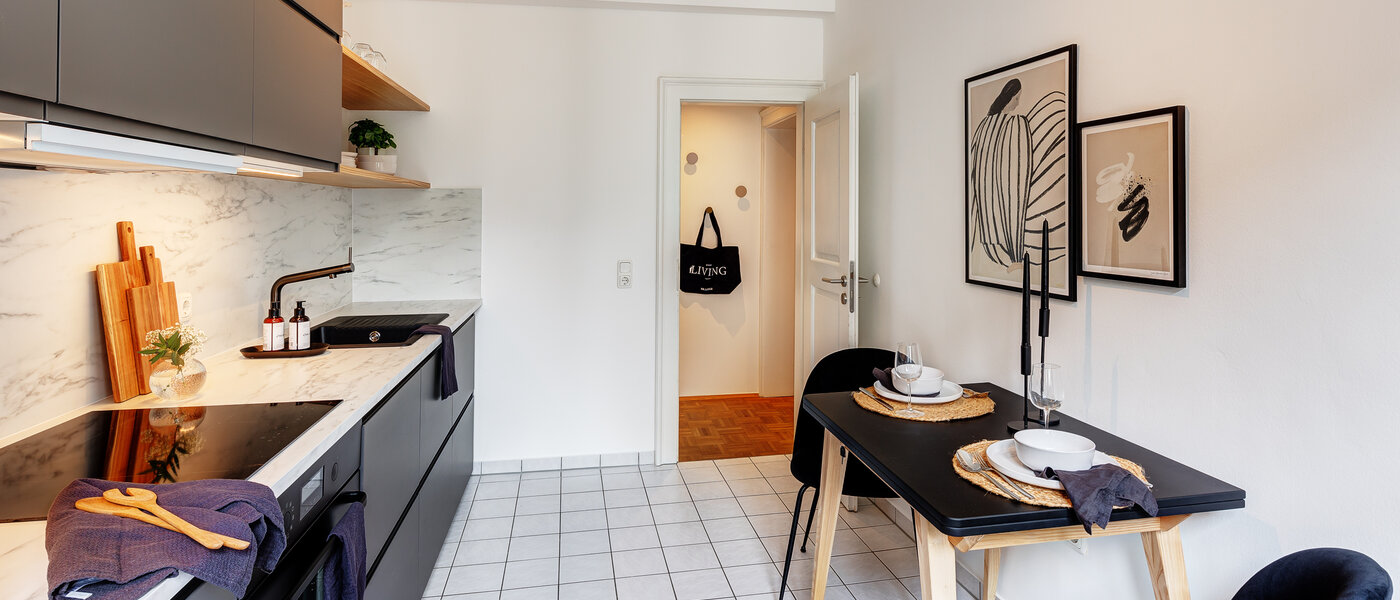 公寓 München Lehel 04 厨房 13583