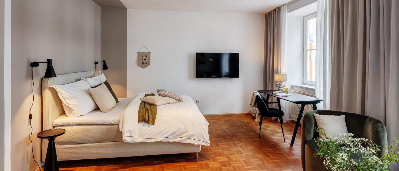 公寓 München Lehel 01 睡眠区 13583