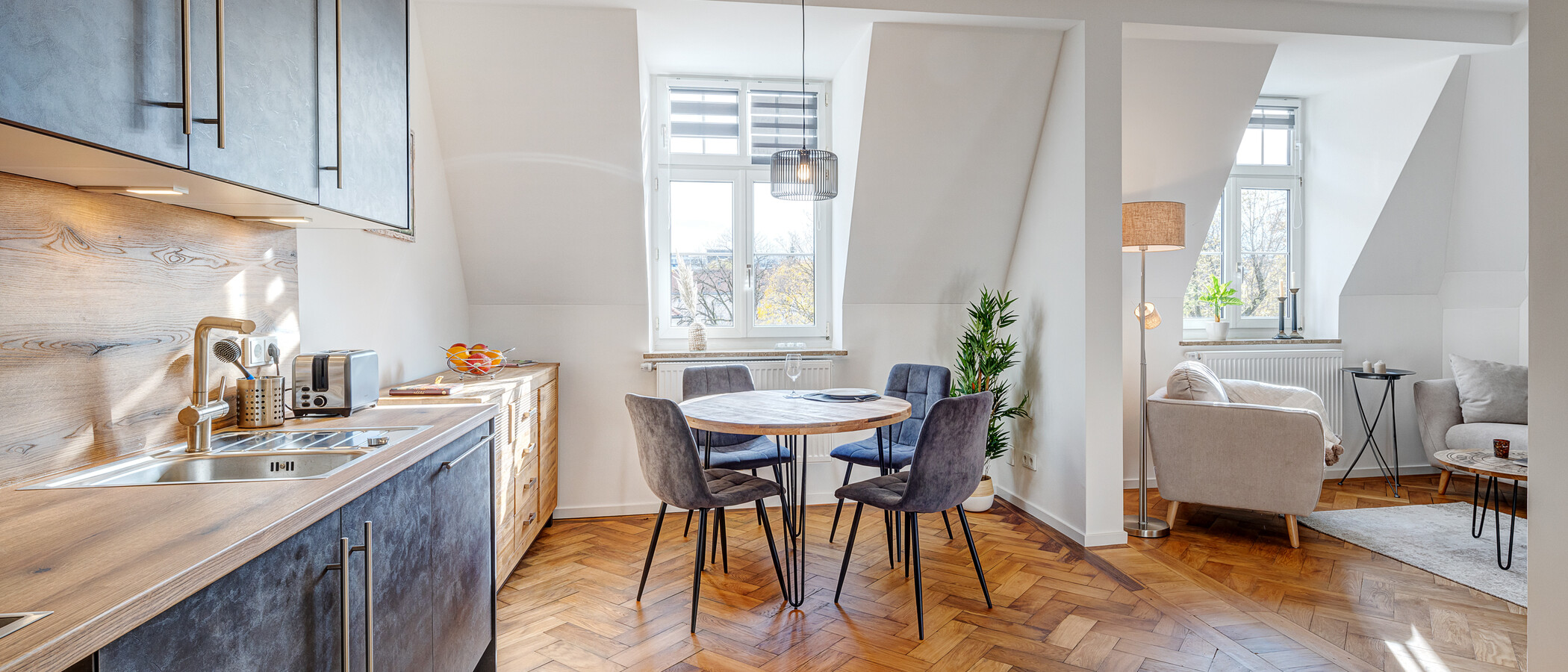 公寓 München Obersendling 03 厨房 13740