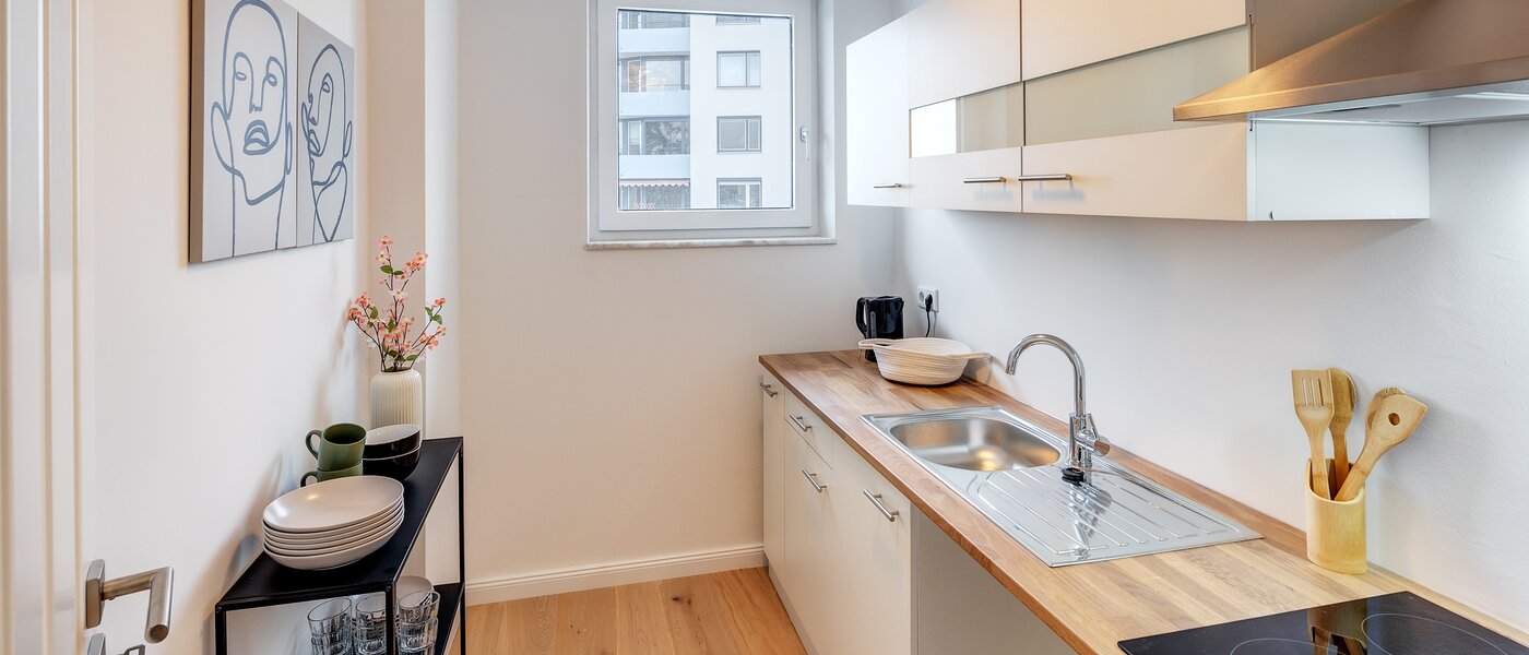 屋顶露台公寓 München Schwabing-West 01 厨房 13771