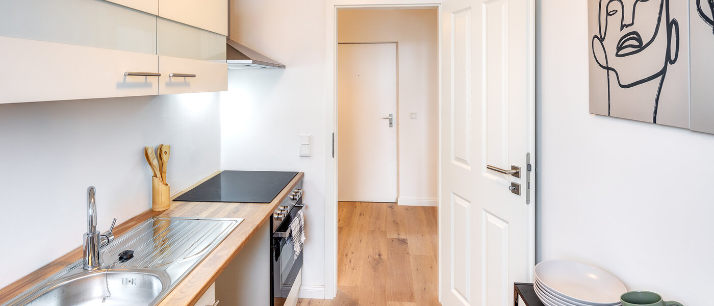 屋顶露台公寓 München Schwabing-West 03 厨房 13771