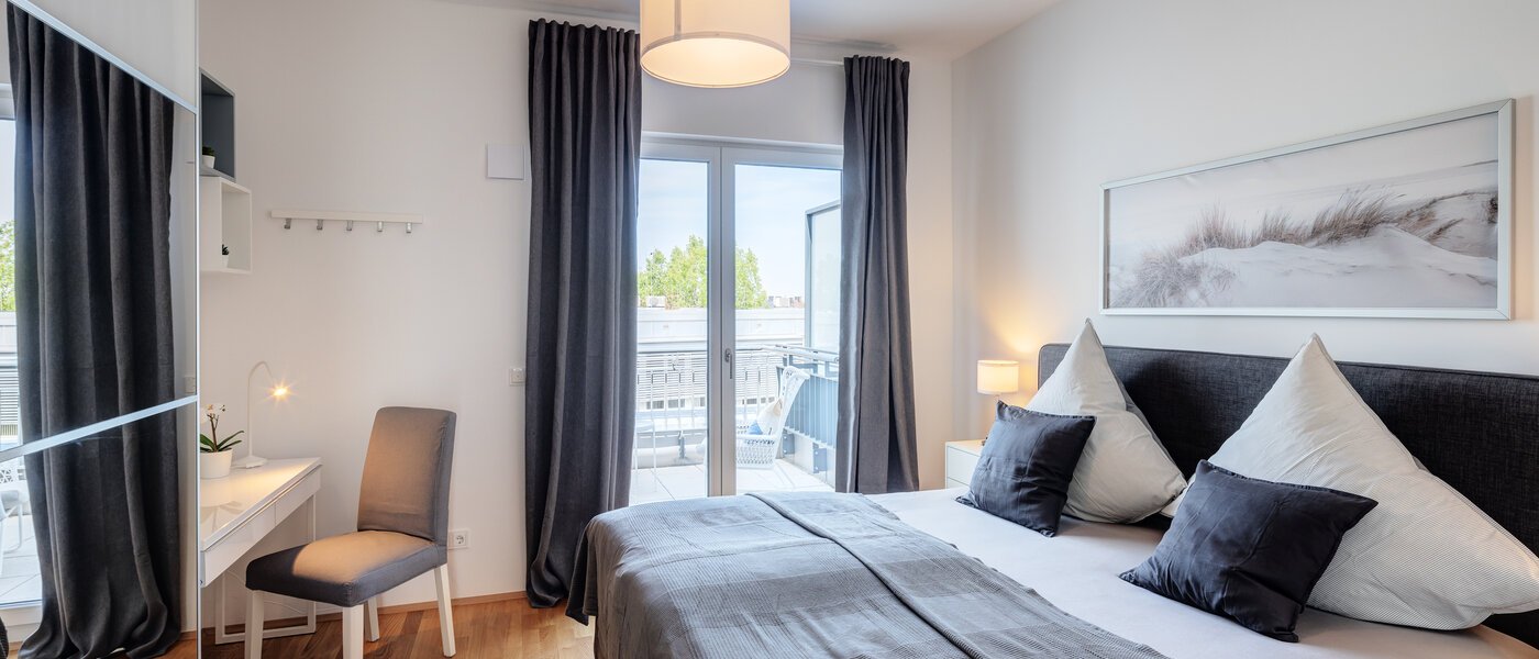 屋顶露台公寓 München Neuhausen 02 第一卧室 13934