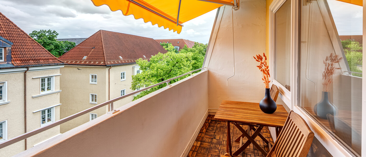 公寓 München Schwabing-West (rund um den Bonner Platz) 02 半封闭式阳台 13991