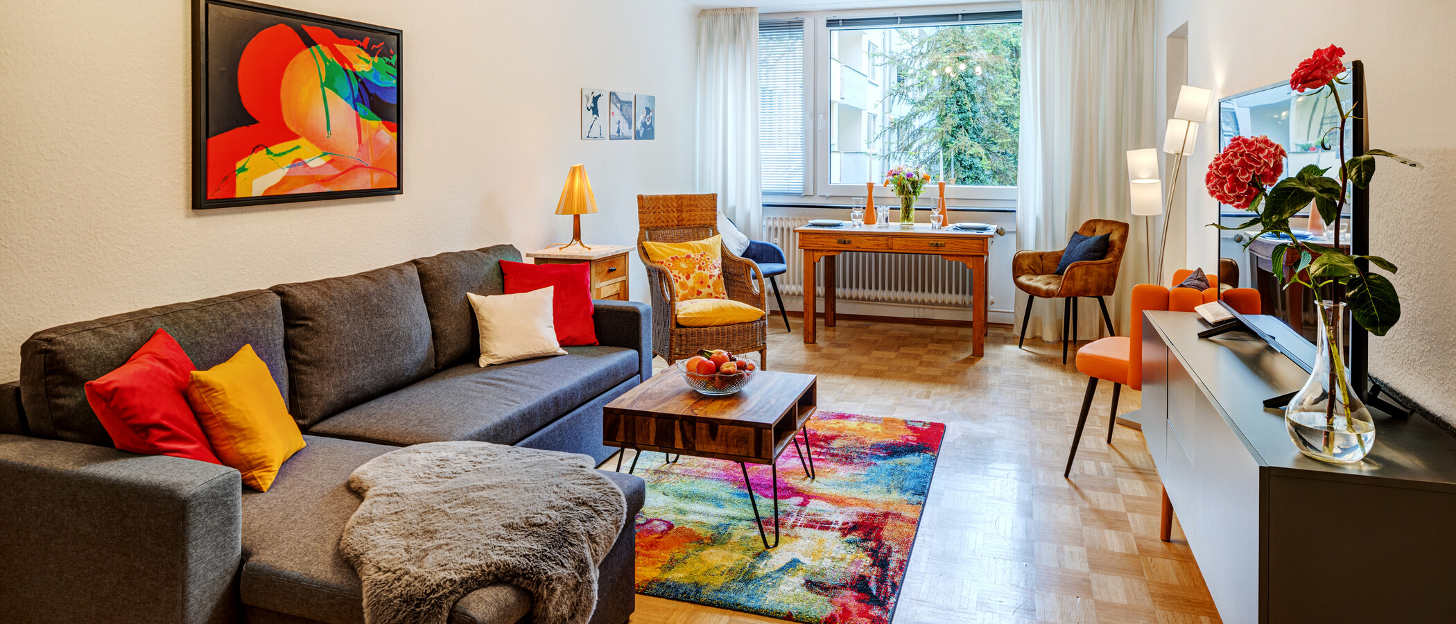 公寓 München Schwabing-West 01 客厅 14029
