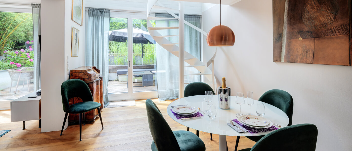 复式公寓 München Solln 01 用餐区 14111