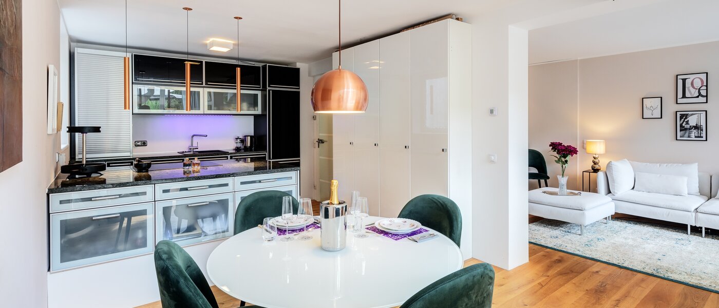 复式公寓 München Solln 04 用餐区 14111