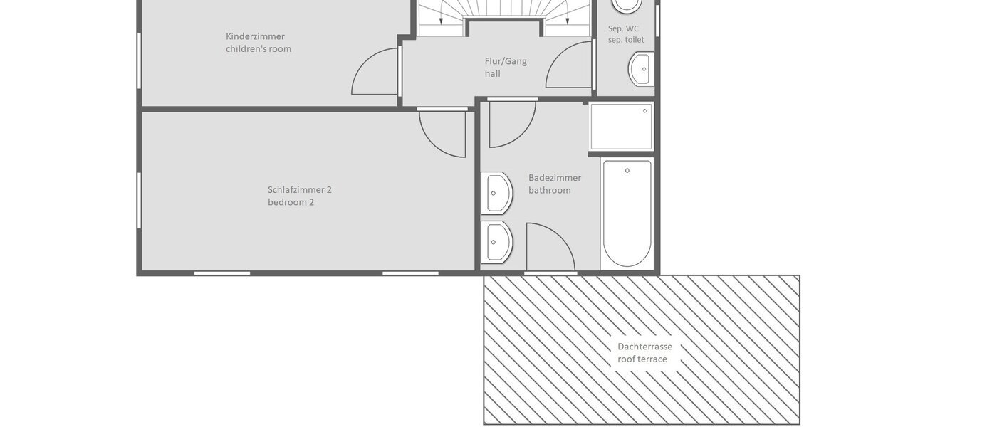 半独立式住宅 Ottobrunn 02 平面图 14180