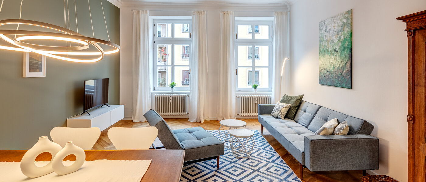 公寓 München Maxvorstadt - Museumsviertel 01 生活区 14203