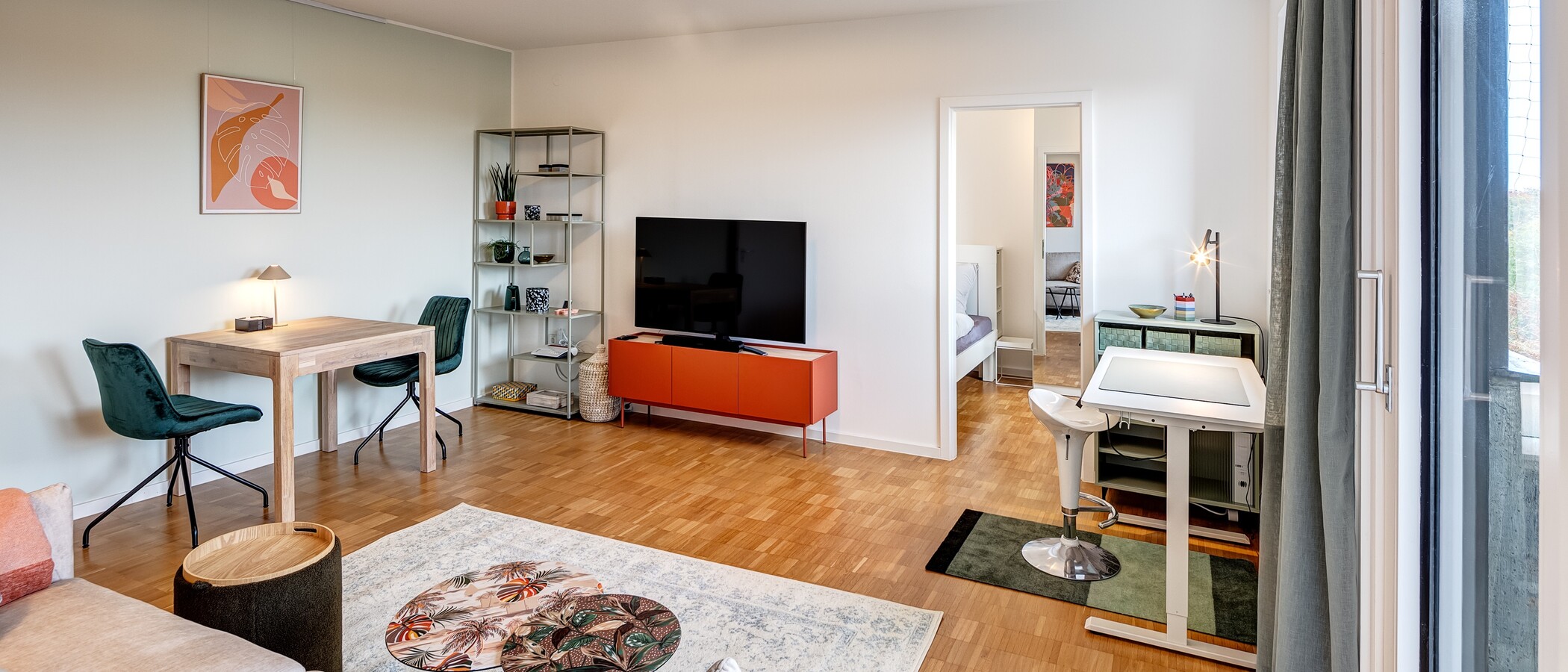 公寓 München Schwabing (rechts der Leopoldstraße) 01 客厅 14213
