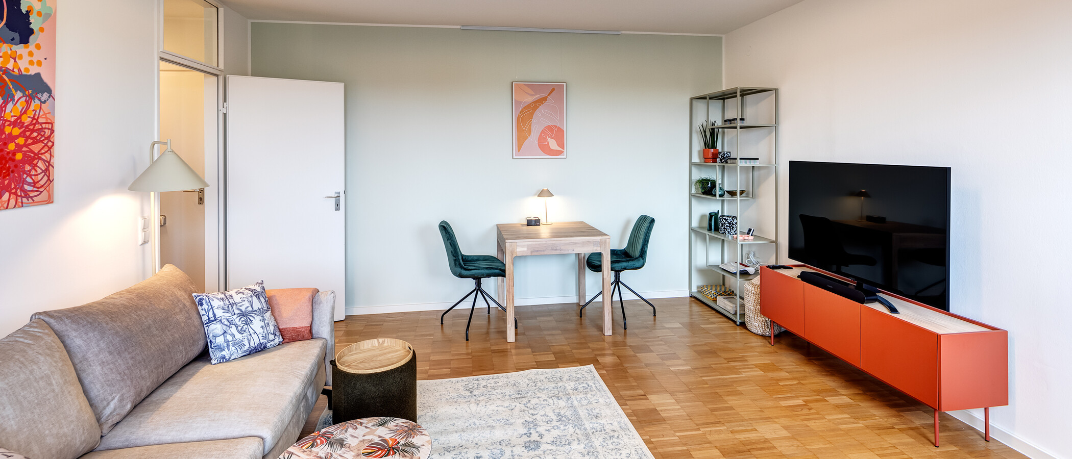 公寓 München Schwabing (rechts der Leopoldstraße) 04 客厅 14213