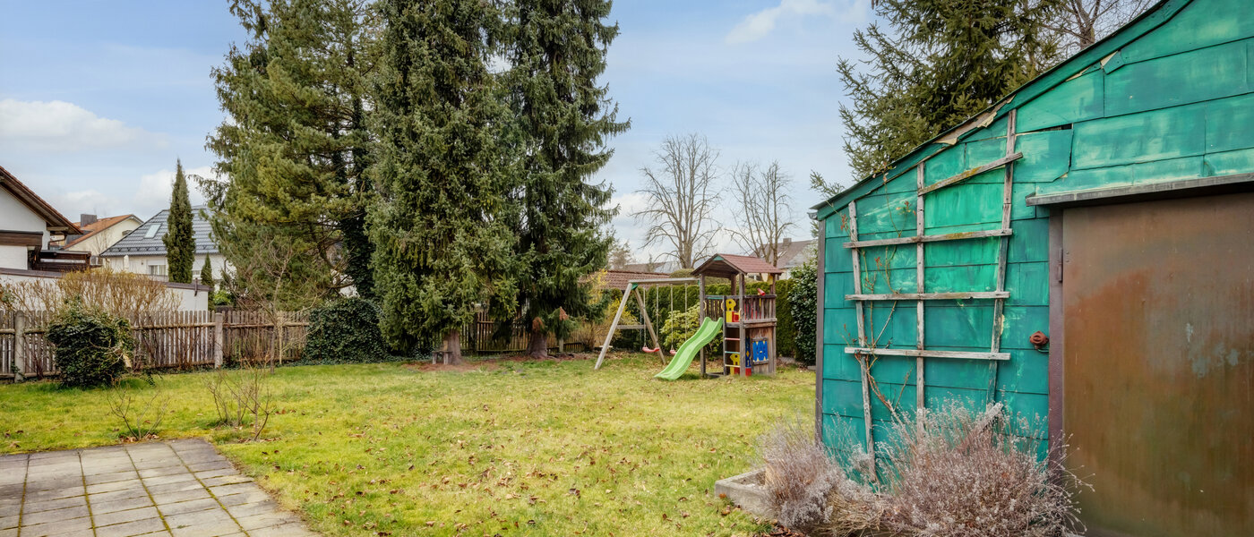 独户住宅 München Daglfing 02 花园 14387