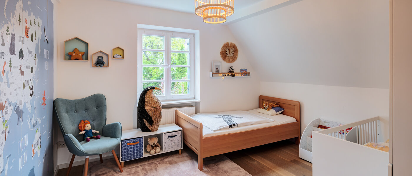 独户住宅 München Obermenzing 01 儿童房 14582