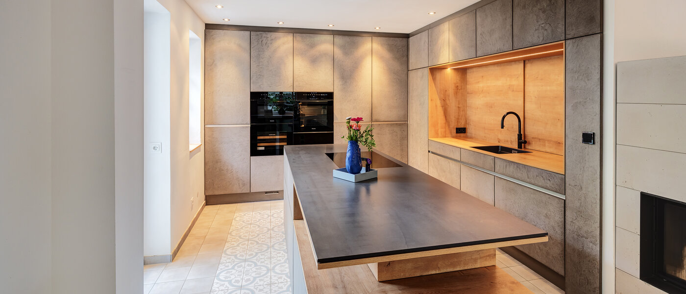 独户住宅 München Obermenzing 01 厨房 14582