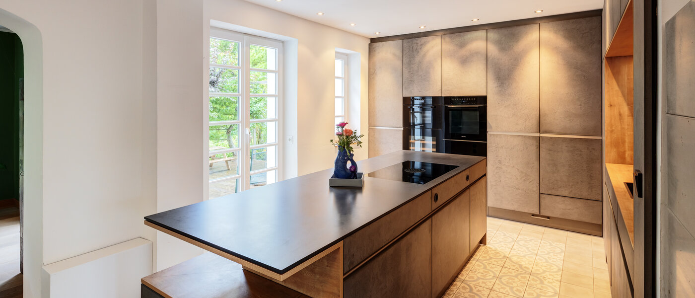 独户住宅 München Obermenzing 02 厨房 14582