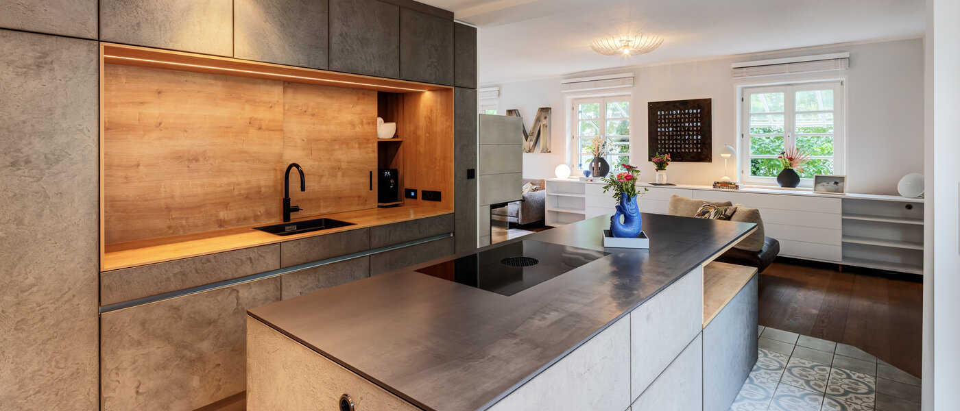 独户住宅 München Obermenzing 05 厨房 14582