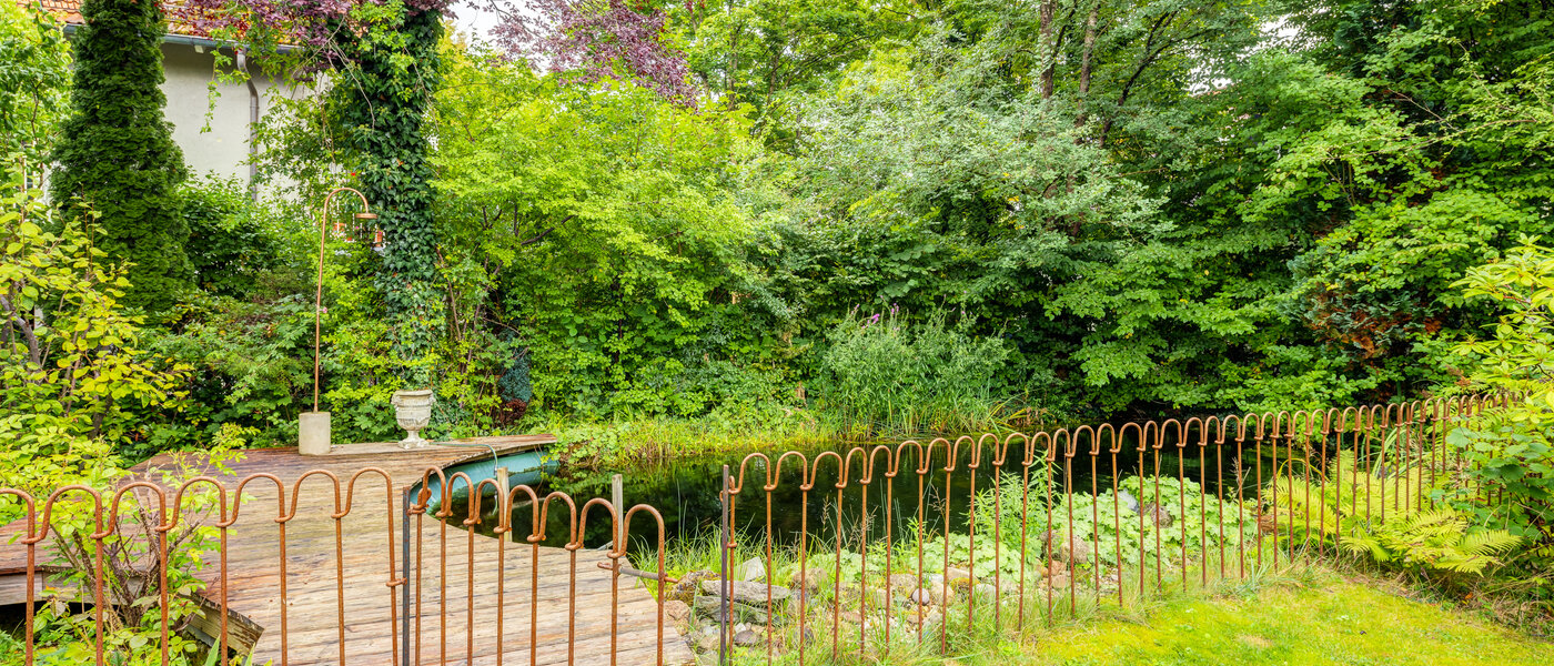 独户住宅 München Obermenzing 02 花园 14582