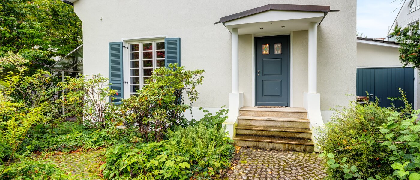 独户住宅 München Obermenzing 06 花园 14582