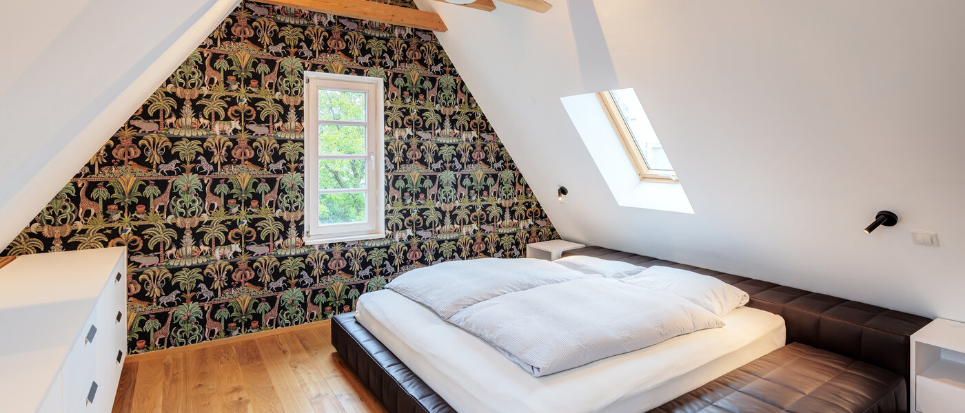 独户住宅 München Obermenzing 01 第一卧室 14582