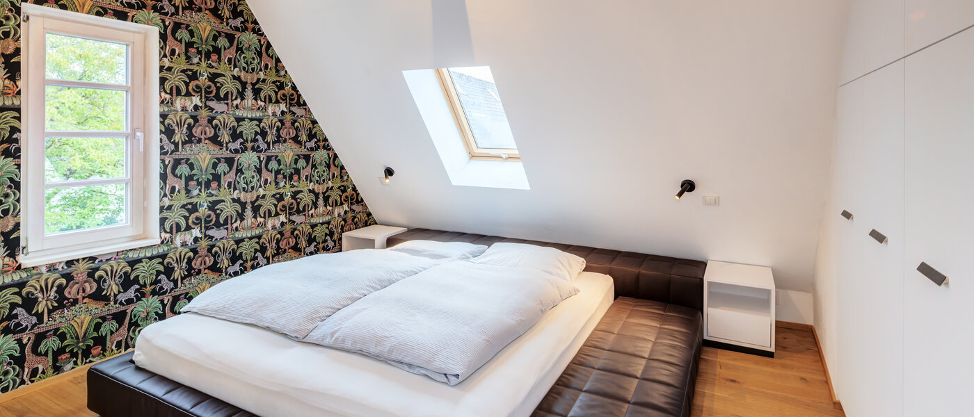 独户住宅 München Obermenzing 02 第一卧室 14582