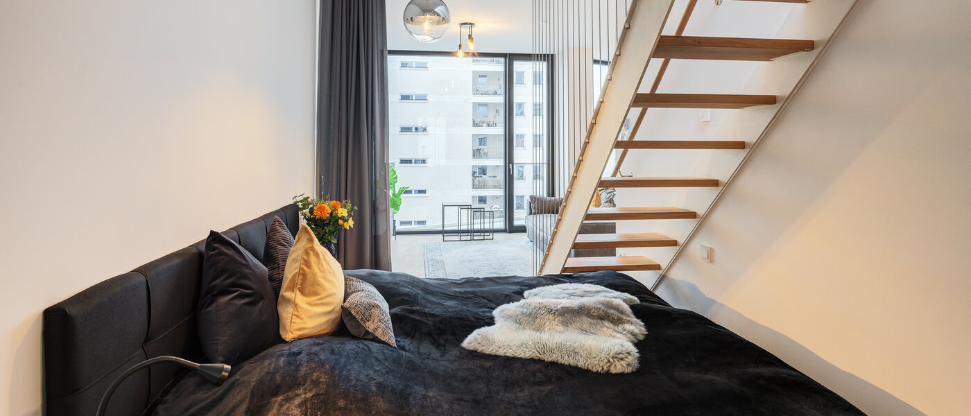 屋顶露台公寓 München Neuhausen 01 睡眠区 14699