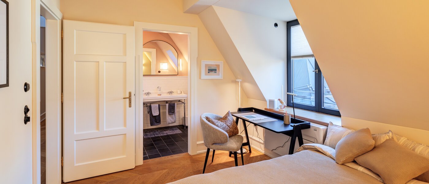 阁楼公寓 München Neuhausen 01 第二卧室 14709