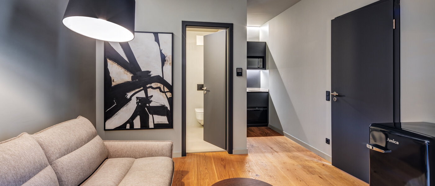 公寓 München Ludwigsvorstadt 02 生活区 14757